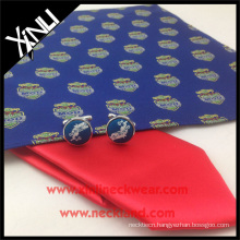 Shengzhou Manufacturer High Quality 100% Silk Woven Tie with Logo